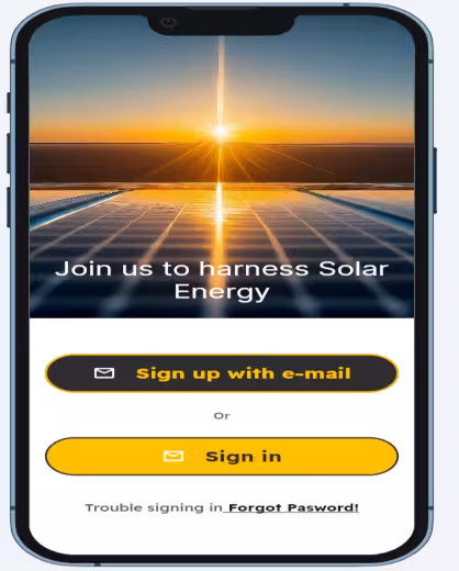App for Solar Panel quotation to installation workflow